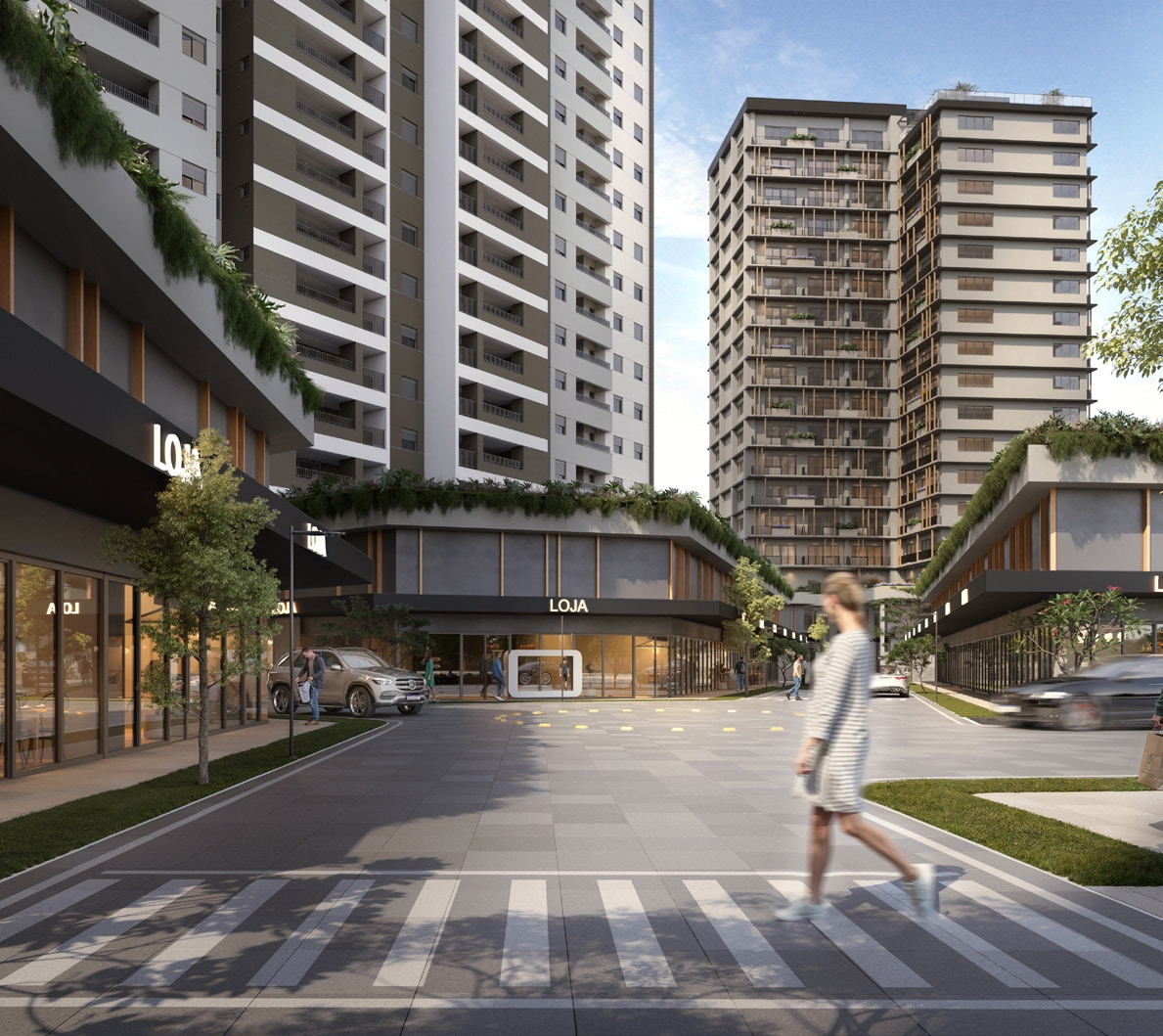 Fachada The City Tower