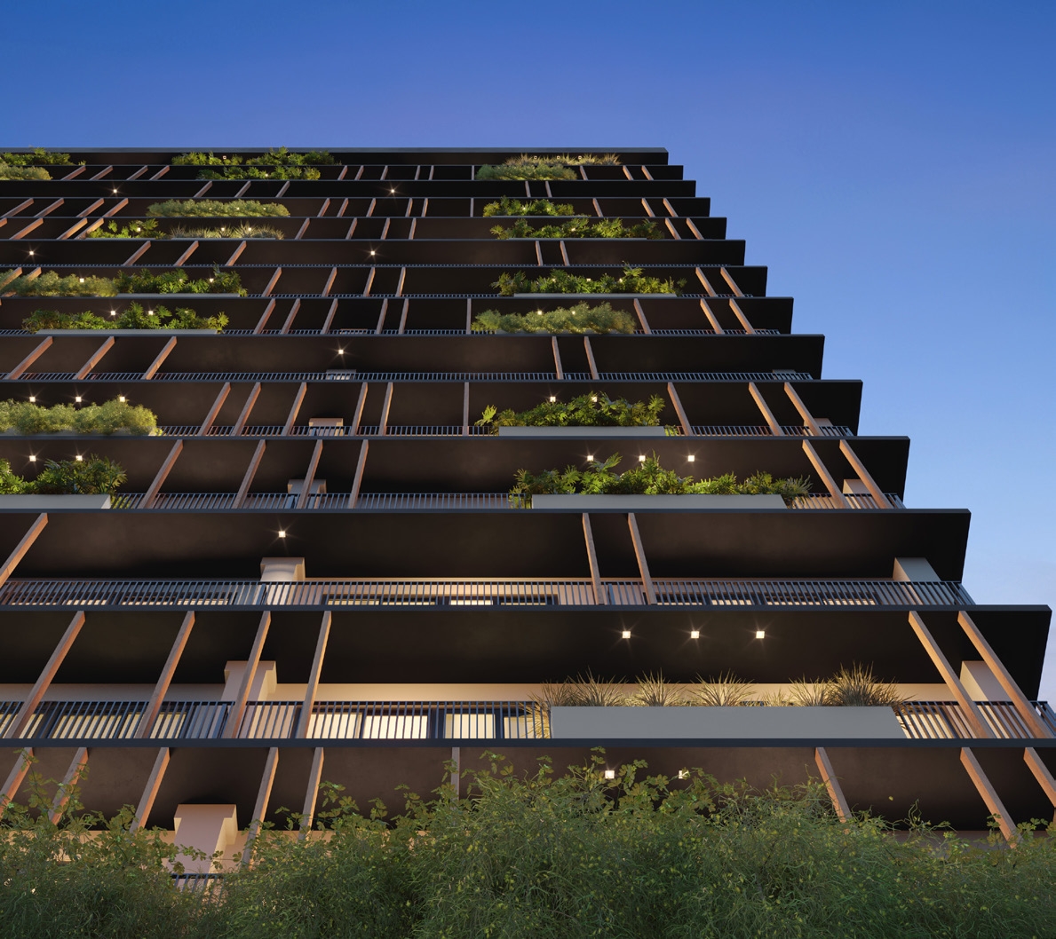 Fachada The City Tower