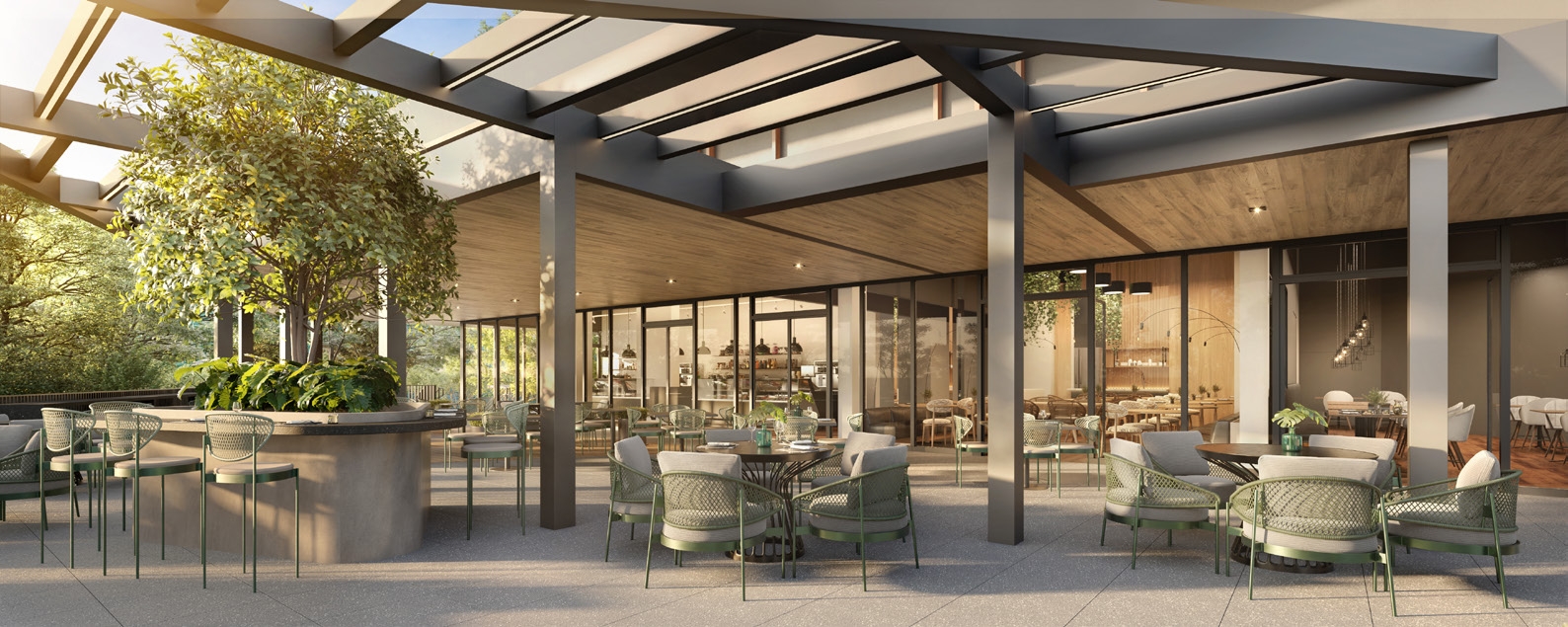 Deck - Praça de alimentação